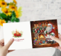 Preview: Diamond Painting 6er-Set Weihnachtskarten mit Santa-Claus